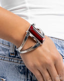 Paparazzi Pick-Me-Up Pizzazz - Red Bracelet