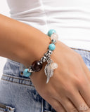 Paparazzi Earthy Eclecticism - Blue Bracelet
