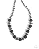 Paparazzi Cloudy with a Chance of CHARACTER - Black Necklace