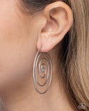 Paparazzi Seize the Spiral - Silver Earring