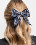 Paparazzi Bandana Bravado - Blue Hair Clip