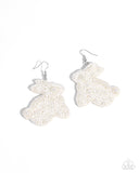 Paparazzi Easter Elegance - White Earring