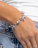 Paparazzi Coquette Caliber - White Bracelet