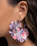 Paparazzi Whimsical Walk - Purple Earring