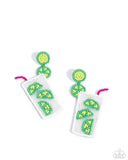 Paparazzi Lavish Limes - Green Earring