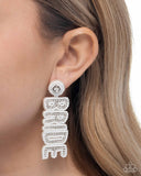 Paparazzi Bridal Beading - White Earring