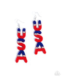 Paparazzi Pampered Patriot - Multi Earring