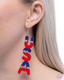 Paparazzi Pampered Patriot - Multi Earring