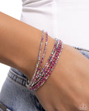 Paparazzi Rhinestone Review - Pink Bracelet