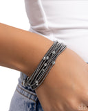 Paparazzi Mechanic Mural - Black Bracelet