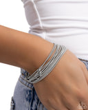 Paparazzi Mechanic Mural - Silver Bracelet
