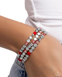 Paparazzi Instant Shimmer - Red Bracelet