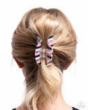 Paparazzi Linear Legato - Pink Hair Clip