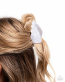 Paparazzi Conch Chic - White Hair Clip