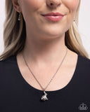 Paparazzi Dont Worry, Be HOPPY - Silver Necklace