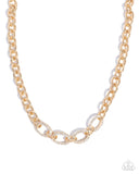 Paparazzi Boogie Bling - Gold Necklace