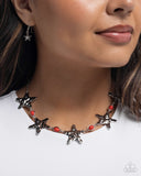 Paparazzi Stellar Santa Fe - Red Necklace
