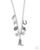 Paparazzi Hoedown Throwdown - Silver Necklace