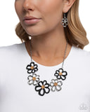Paparazzi Beau Bouquet - Black Necklace