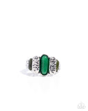 Paparazzi Natural Neutrality - Green Ring
