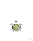 Paparazzi Tailored Turtle - Green Ring