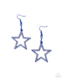Paparazzi Steady Stars - Blue Earring