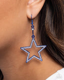 Paparazzi Steady Stars - Blue Earring