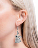 Paparazzi Bunny Bling - White Earring