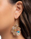Paparazzi Capricious Crab - Gold Earring