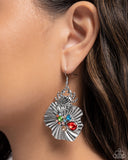 Paparazzi Capricious Crab - Red Earring