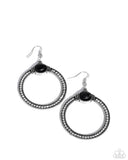 Paparazzi Radical Rusticity - Black Earring
