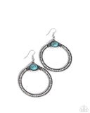 Paparazzi Radical Rusticity - Blue Earring
