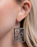 Paparazzi Textured Trial - Silver Earring