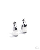 Paparazzi Subtle Sheen - Silver Earring