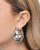 Paparazzi Subtle Sheen - Silver Earring