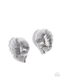 Paparazzi Carnivale Confidence - Silver Earring