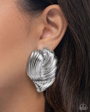 Paparazzi Carnivale Confidence - Silver Earring