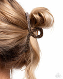 Paparazzi Seize the Spots - Brown Hair Clip