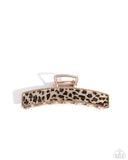Paparazzi Cheetah Clip - Brown Hair Clip