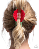 Paparazzi Blooming Baddie - Red Hair Clip