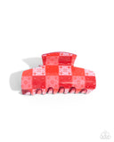 Paparazzi Patchwork Promise - Red Hair Clip