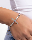 Paparazzi Holy Headline - Silver Bracelet