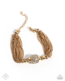 Paparazzi High-Handed Haute - Gold  Bracelet