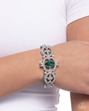 Paparazzi Courtly Coquette - Green Bracelet