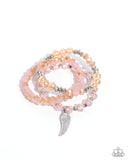 Paparazzi Angelic Aesthetic - Pink Bracelet