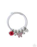 Paparazzi Windblown Whimsy - Red Bracelet