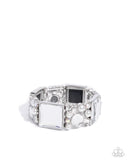 Paparazzi Glam to the Max - White Bracelet
