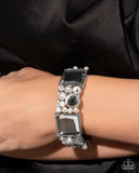 Paparazzi Glam to the Max - White Bracelet