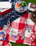 Paparazzi Adorably All American - Red Bracelet