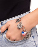 Paparazzi Adorably All American - Red Bracelet